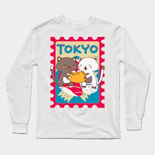 Kawaii Tokyo Cats Long Sleeve T-Shirt